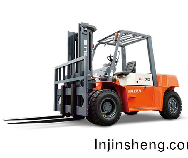 K係列 5-7噸(dun)柴油平衡(heng)重式(shi)叉車(che)